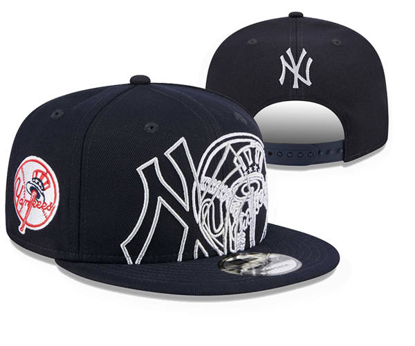 Embroidered MLB New York Yankees Snapback Hat YD250303 (1)