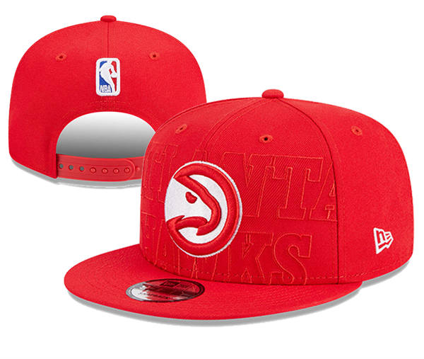 NBA Atlanta Hawks red Snapback Hat YD2503211