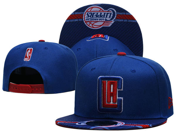 NBA Los Angeles Clippers blue primary logo Snapback Hat YD2503211 (5)