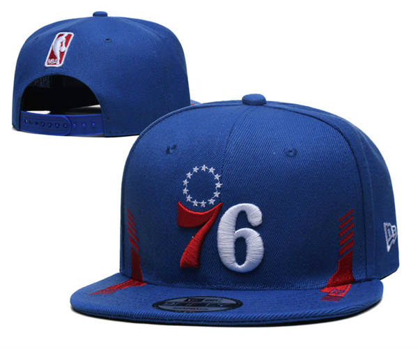 NBA Philadelphia 76ers royal big 76 Snapback Hat YD2503211 (5)