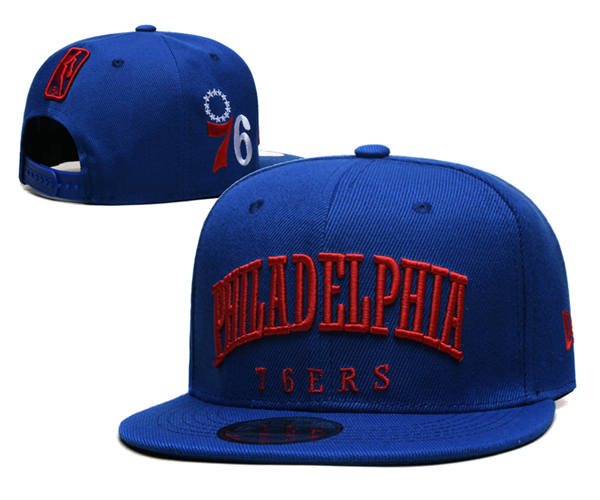 Philadelphia 76ers royal red Snapback Cap GS2503223 (7)