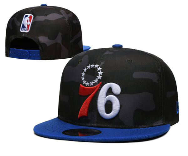 Philadelphia 76ers Black Royal big 76 Snapback Cap GS2503223 (9)