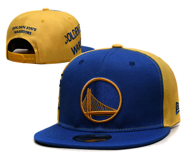 Golden State Warriors royal gold two tone Snapback Cap GS2503223 (2)