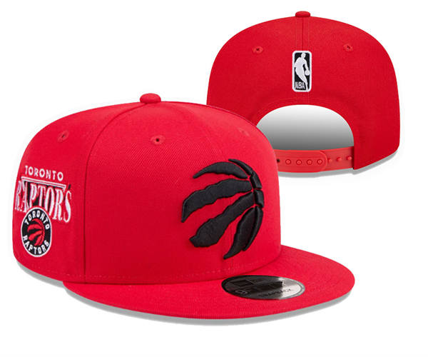 NBA Toronto Raptors red black primary logo Snapback Hat YD2503211 (3)