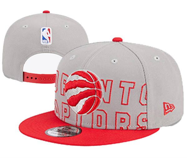 NBA Toronto Raptors Gray red relex logo Snapback Hat YD2503211 (2)