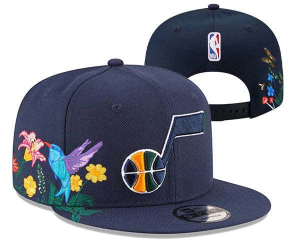 NBA Utah Jazz navy graden Snapback Hat YD2503211 (6)