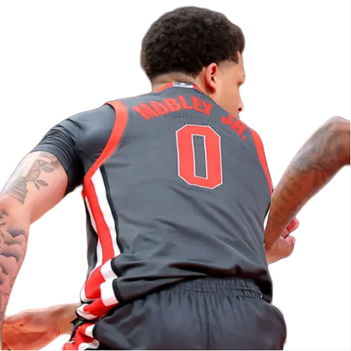 Mens Ohio State Buckeyes #0 John Mobley Jr. Nike 2025 Black Primary College Basketball Game Jersey