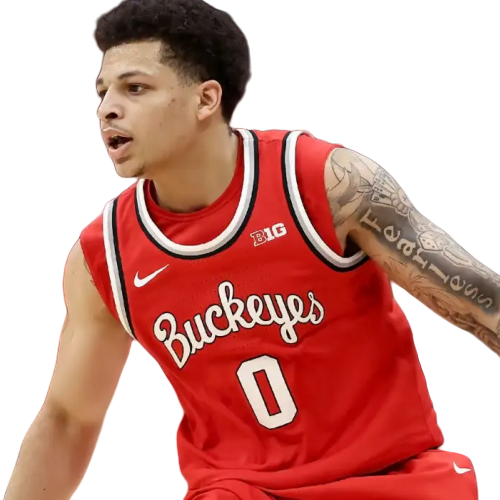 Mens Ohio State Buckeyes #0 John Mobley Jr. Nike Scarlet Retro College Baketball Jersey