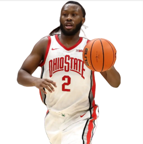 Mens Ohio State Buckeyes #2 Bruce Thornton Nike 2025 White Primary College Basketball Game Jersey