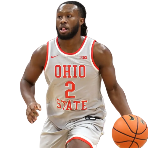 Mens Ohio State Buckeyes #2 Bruce Thornton Nike 2025 Grey College Basketball Jersey