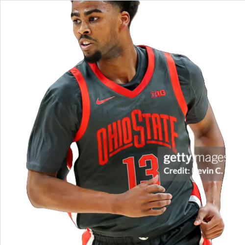 Mens Ohio State Buckeyes #13 Sean Stewart Nike 2025 Black Primary College Basketball Game Jersey