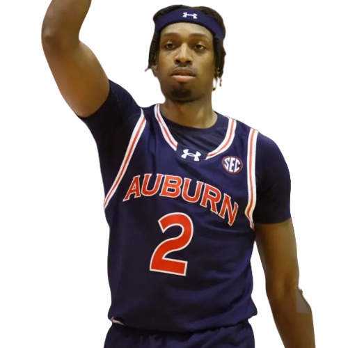 Mens Youth Auburn Tigers #2 Denver Jones 2025 Navy Basketball Game Jersey