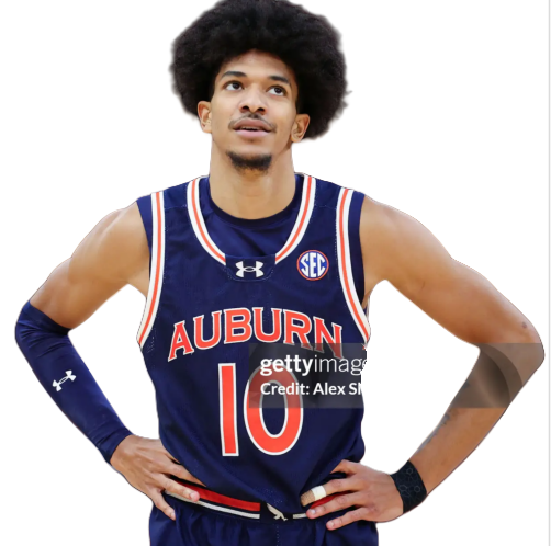 Mens Youth Auburn Tigers #10 Chad Baker-Mazara 2025 Navy Basketball Game Jersey