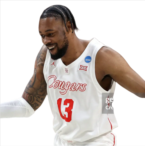 Mens Youth Houston Cougars #13 J'Wan Roberts White Cougars Basketball Game Jerseys