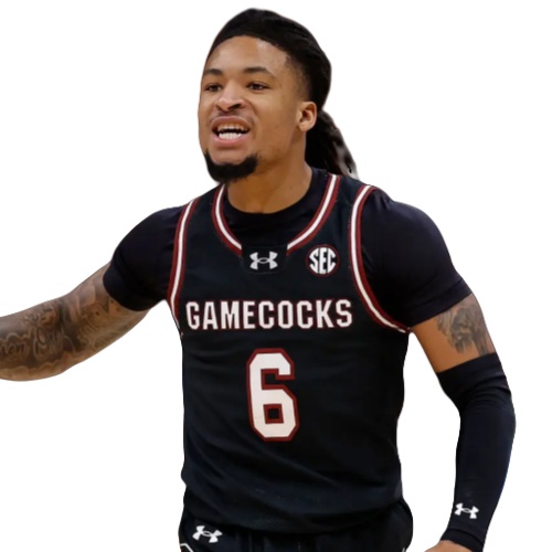 Men's Youth South Carolina Gamecocks #6 Jamarii Thomas College basketball 2023 Game Jersey Black