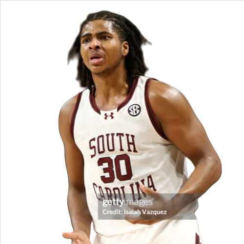 Men's South Carolina Gamecocks #30 Collin Murray-Boyles White College Basketball Game Jersey