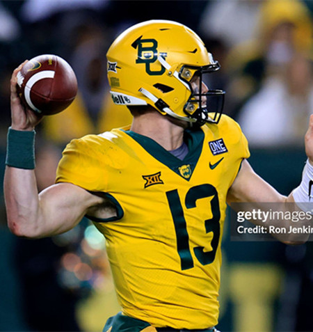 Mens Youth Baylor Bears #13 Sawyer Robertson 2023 Gold College Football Jersey