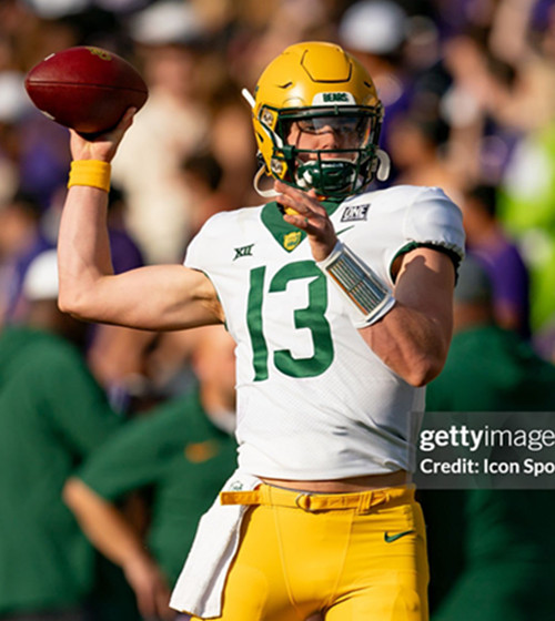 Mens Youth Baylor Bears #13 Sawyer Robertson 2023 White College Football Jersey