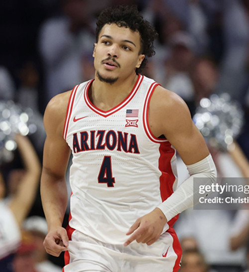 Mens Youth Arizona Wildcats #4 Trey Townsend White Retro College Basketball Game Jersey
