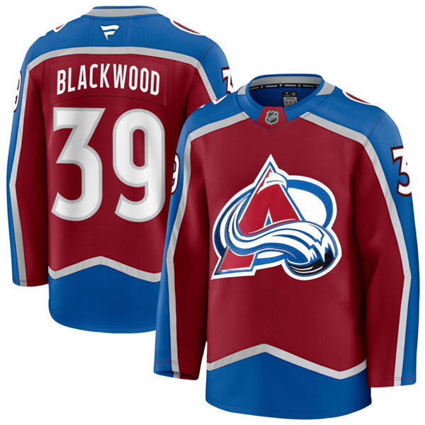 Men's Colorado Avalanche #39 Mackenzie Blackwood Fanatics Burgundy Home Primegreen Player Jersey