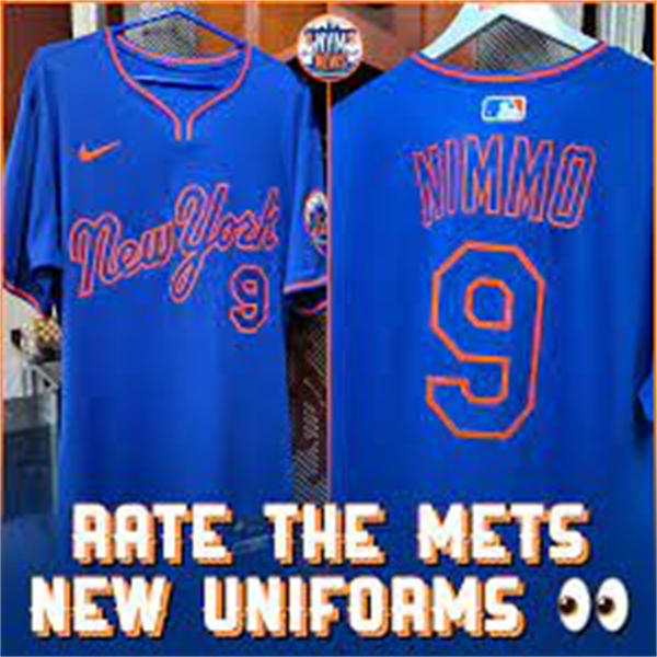 Mens New York Mets #9 Brandon Nimmo Nike 2025 Royal Pullover Alternate 2nd Limited Jersey