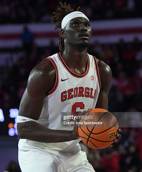 Georgia Bulldogs #2 Somto Cyril White Retro College Basketball Game Jersey