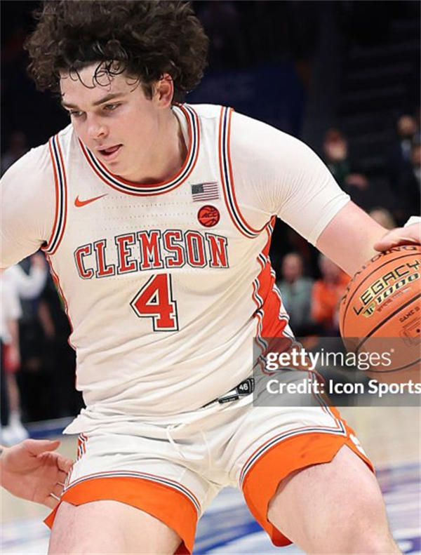 Mens Youth Clemson Tigers #4 Ian Schieffelin White Classics Basketball Limted Jersey