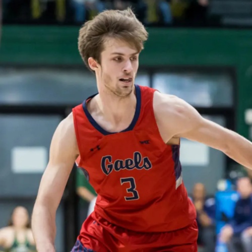 Mens Youth Saint Mary's Gaels #3 Augustas Marciulionis 2023 Red College Basketball Game Jersey