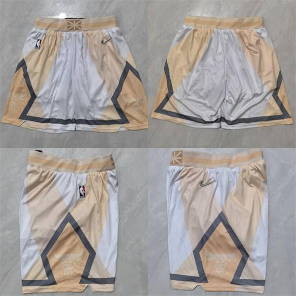 Mens Chicago Bulls 2024-25 White City Edition Swingman Shorts
