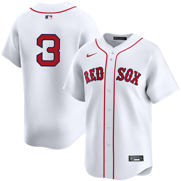 Mens Boston Red Sox #3 Ceddanne Rafaela Nike White Home Elite Jersey
