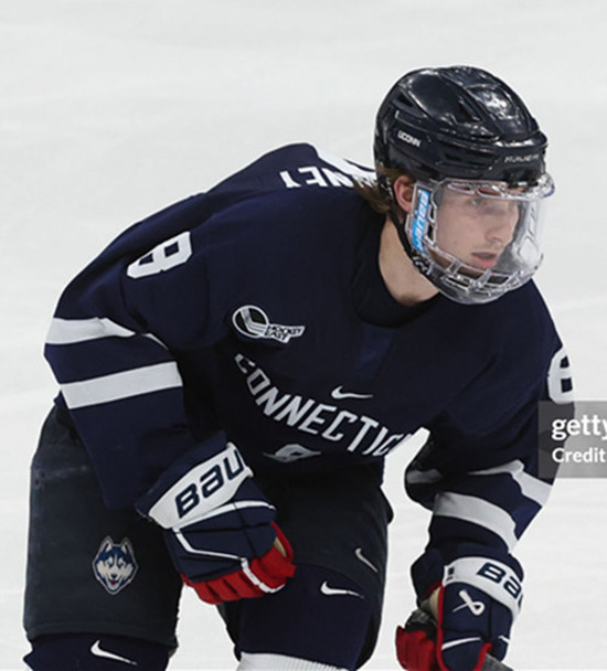 Mens Youth Uconn Huskies #9 Ryan Tattle Navy Retro College Hockey Game Jersey