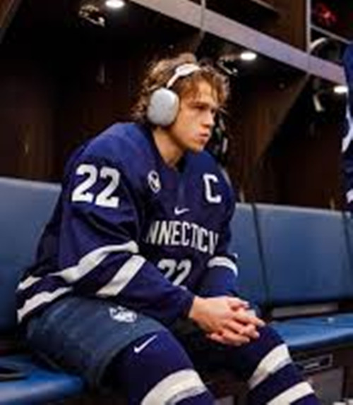 Mens Youth Uconn Huskies #22 Hudson Schandor Navy Retro College Hockey Game Jersey