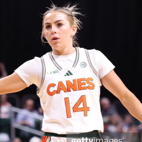 Unisex Miami Hurricanes #14 Haley Cavinder 2025 White Alternate Womens Basketball Jersey