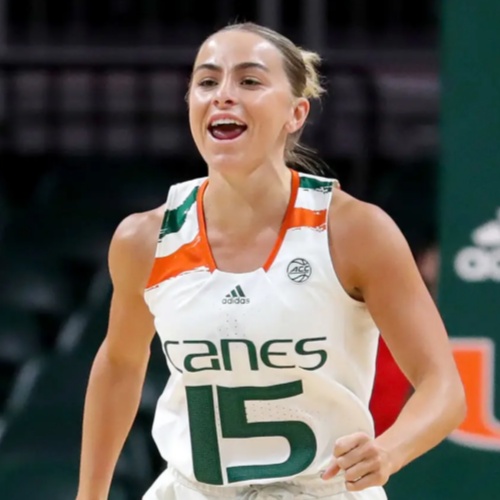 Unisex Miami Hurricanes #15 Hanna Cavinder 2022-23 White Alternate Womens Basketball Jersey