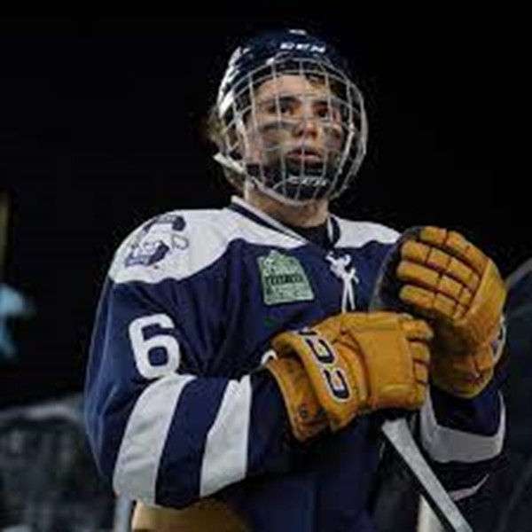 Mens Youth Penn State Nittany Lions #6 Jimmy Dowd Jr. 2025 Navy College Hockey Game Jersey