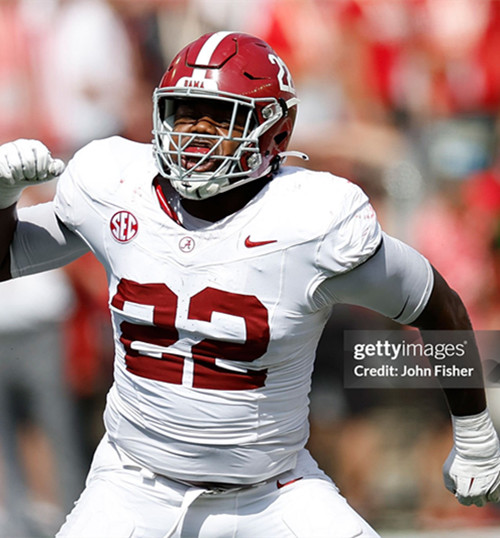 Mens Youth Alabama Crimson Tide #22 LT Overton White College Football Game Jersey