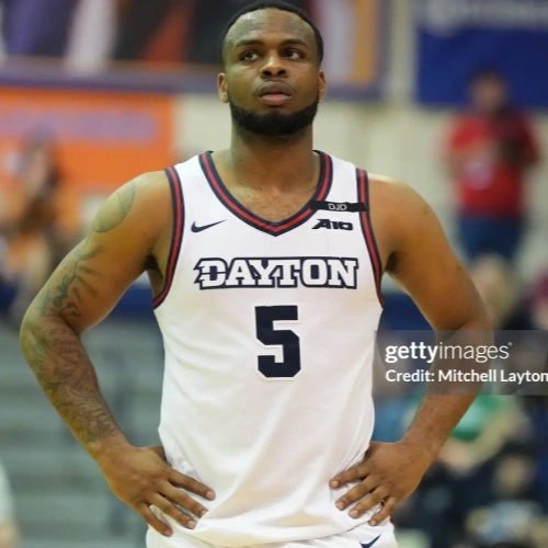 Mens Youth Dayton Flyers #5 Posh Alexander College Basketball Game Jersey White