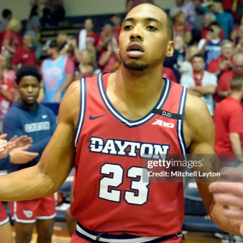 Mens Youth Dayton Flyers #23 Zed Key College Basketball Game Jersey Red