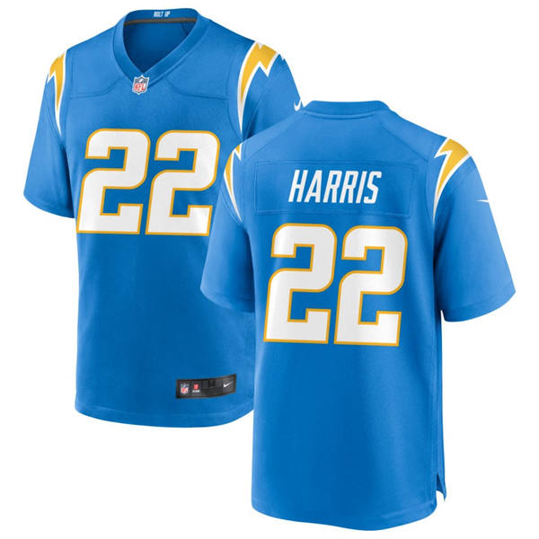 Men's Los Angeles Chargers #22 Najee Harris Nike Powder Blue Vapor Limited Player Jersey