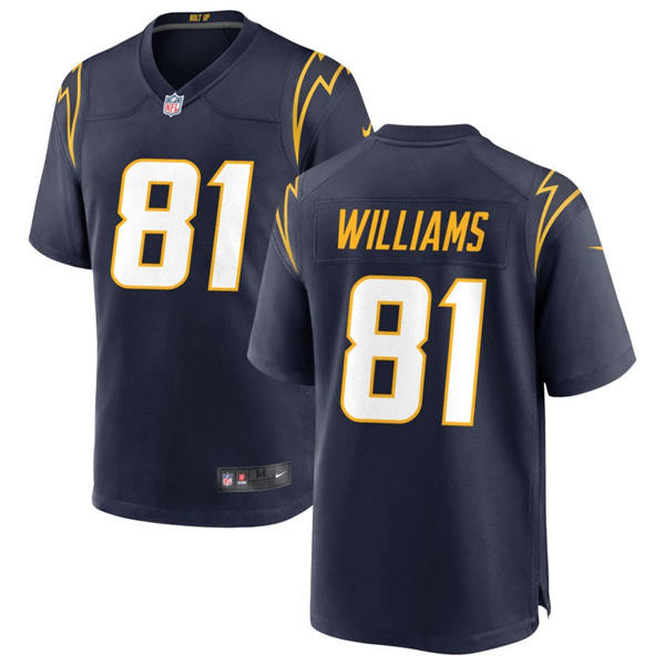 Men's Los Angeles Chargers #81 Mike Williams Nike Navy Alternate Vapor Limited Player Jersey