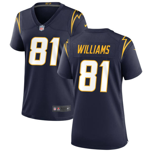 Women's Los Angeles Chargers #81 Mike Williams Nike Navy Alternate Limited Jersey