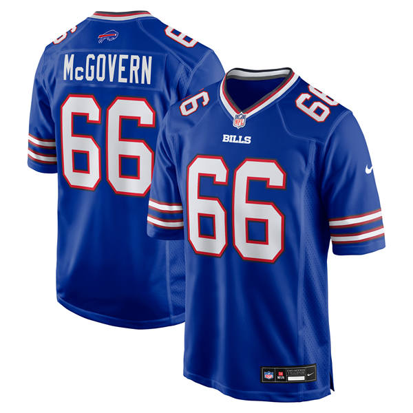 Mens Buffalo Bills #66 Connor McGovern Nike Royal  Vapor F.U.S.E. Limited Jersey