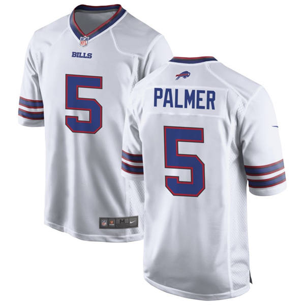 Mens Buffalo Bills #5 Josh Palmer Nike White Vapor F.U.S.E. Limited Jersey