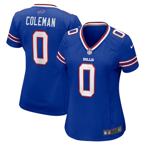 Womens Buffalo Bills #0 Keon Coleman Nike Royal Team Color Limited Player Jersey