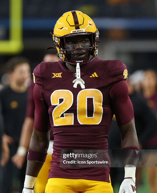 Mens Youth Arizona State Sun Devils #20 Alton McCaskill 2024 Maroon College Football Game Jersey
