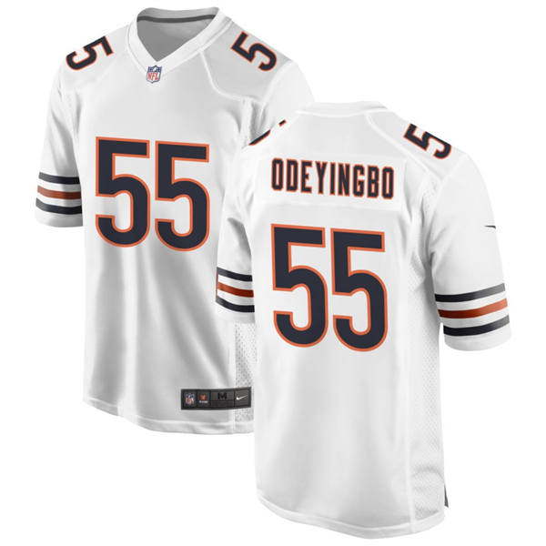 Youth Chicago Bears #55 Dayo Odeyingbo Nike White Limited Jersey