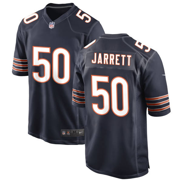 Mens Chicago Bears #50 Grady Jarrett Nike Navy Vapor Untouchable Limited Jersey