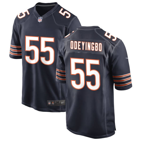 Mens Chicago Bears #55 Dayo Odeyingbo Nike Navy Vapor Untouchable Limited Jersey