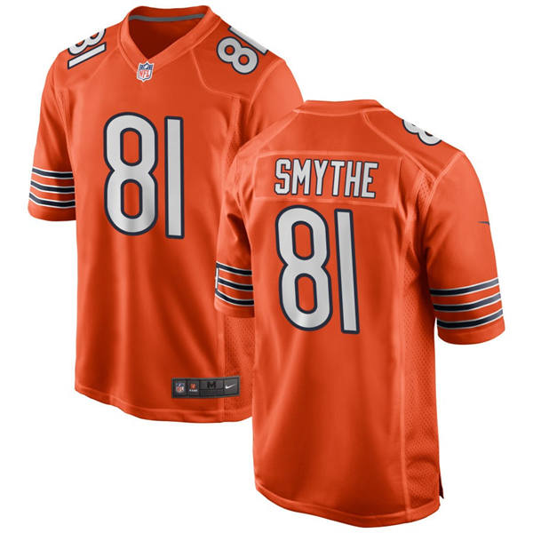 Mens Chicago Bears #81 Durham Smythe Nike Orange Alternate Untouchable Limited Jersey