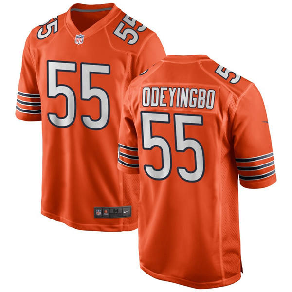 Mens Chicago Bears #55 Dayo Odeyingbo Nike Orange Alternate Untouchable Limited Jersey